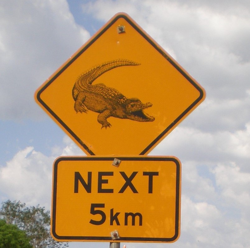 street sign Australia
